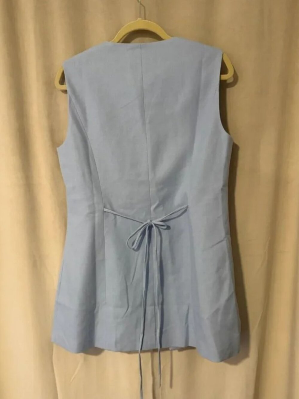 Commense Cotton & Linen Tie-Back Shorts Set - M - Picture 6 of 6